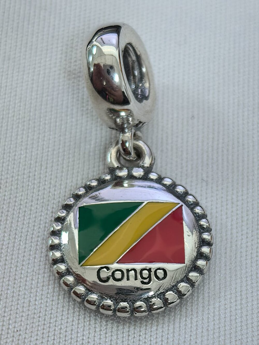 Pandora Congo Exclusive Dangle Charm Pendant, S925 Silver Jewelry